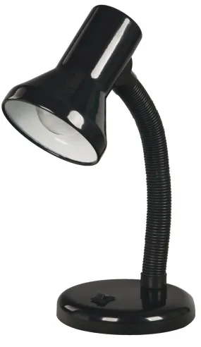 3671 1 Light Desk Lamp in Black