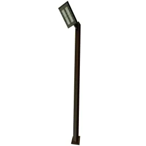 40w Slantex Pole Light with side Green Strip SLEDSL030