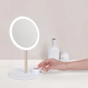 Adjustable LED Light Travel Makeup Mirror with Stand - MUID