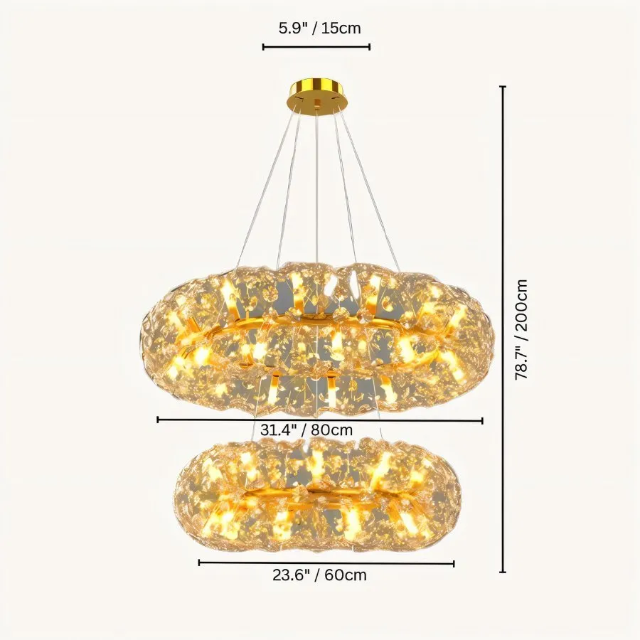 Arabella Crystal Tiered Chandelier