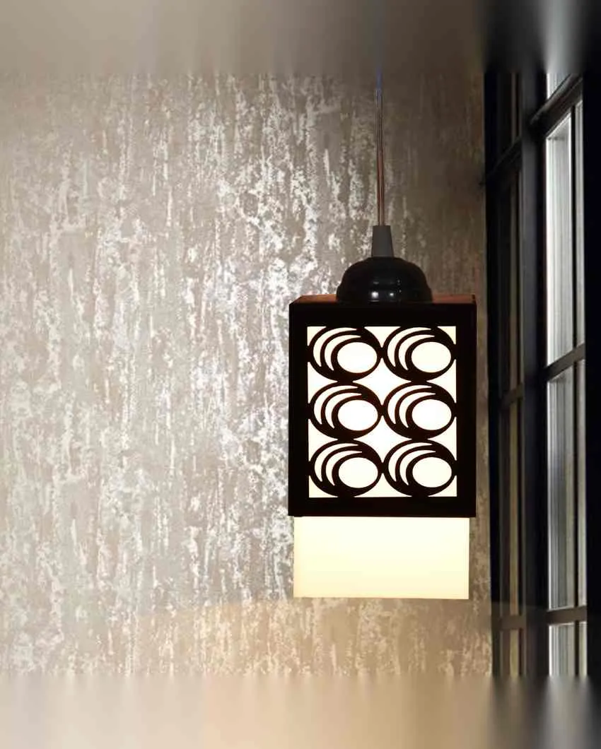 Armonioso 3 Lights Hallway Wooden Pendant Ceiling Lamp | 5 x 6 x 32 inches