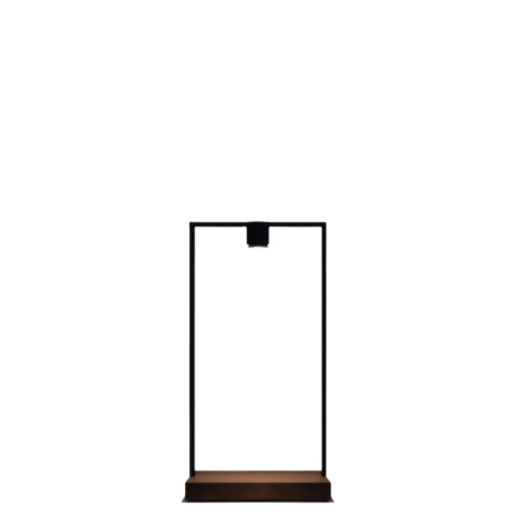 Artemide Curiosity 36 Focus portable table lamp LED brown/black h. 36 cm.