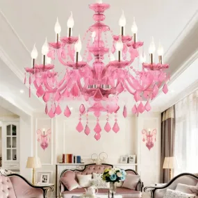 Brigitte Chandelier - Pink