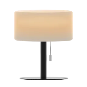 Calex Outdoor Table Lamp Cascia - Rechargeable - Black/White