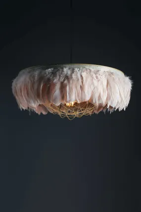 Coldharbour Lights Juliette Feather Shade - Blush Pink