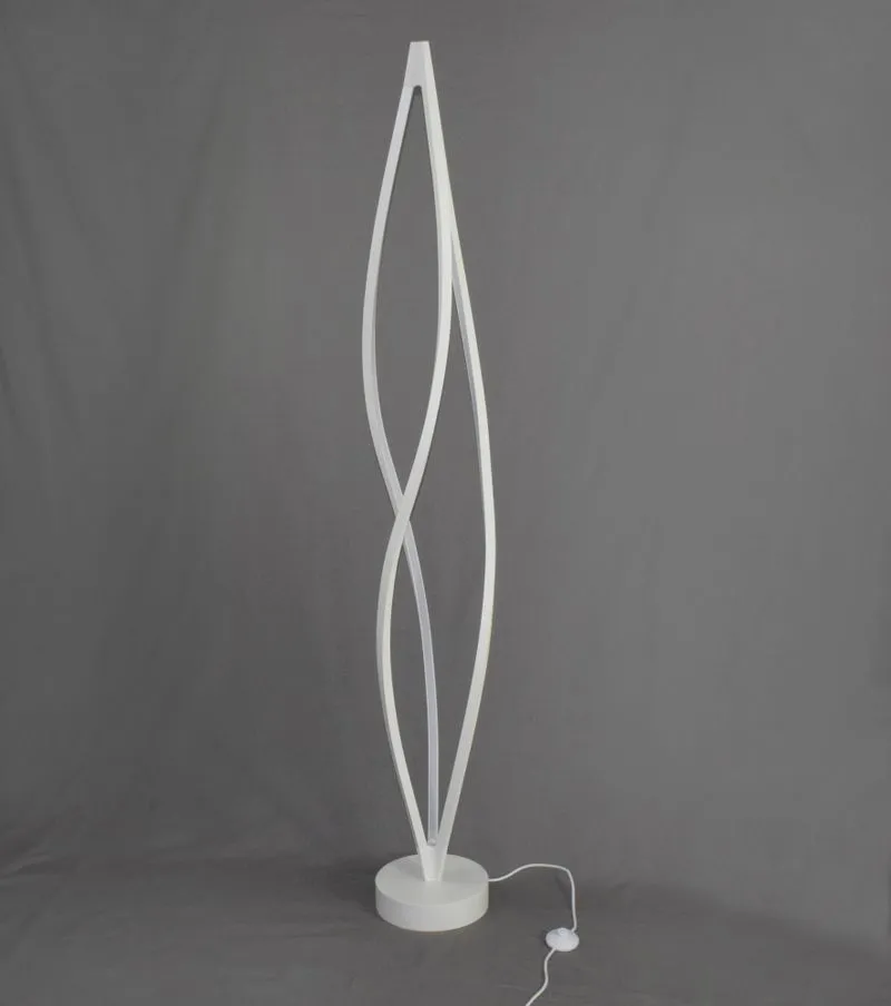 Cyclone 71.75" Floor Lamp in Matte White