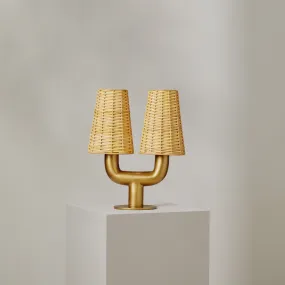 Diego Table Lamp⎮Rattan