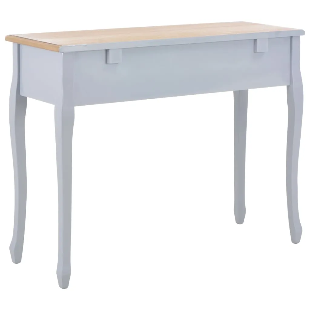 Dressing Console Table with 3 Drawers Grey