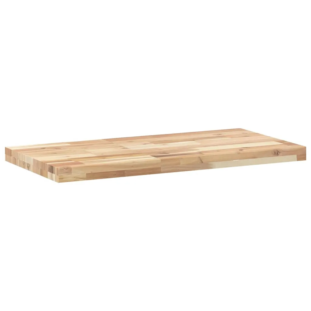 Floating Shelf 100x40x4 cm Untreated Solid Wood Acacia