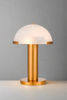 Fowler Marble Dome Table Lamp