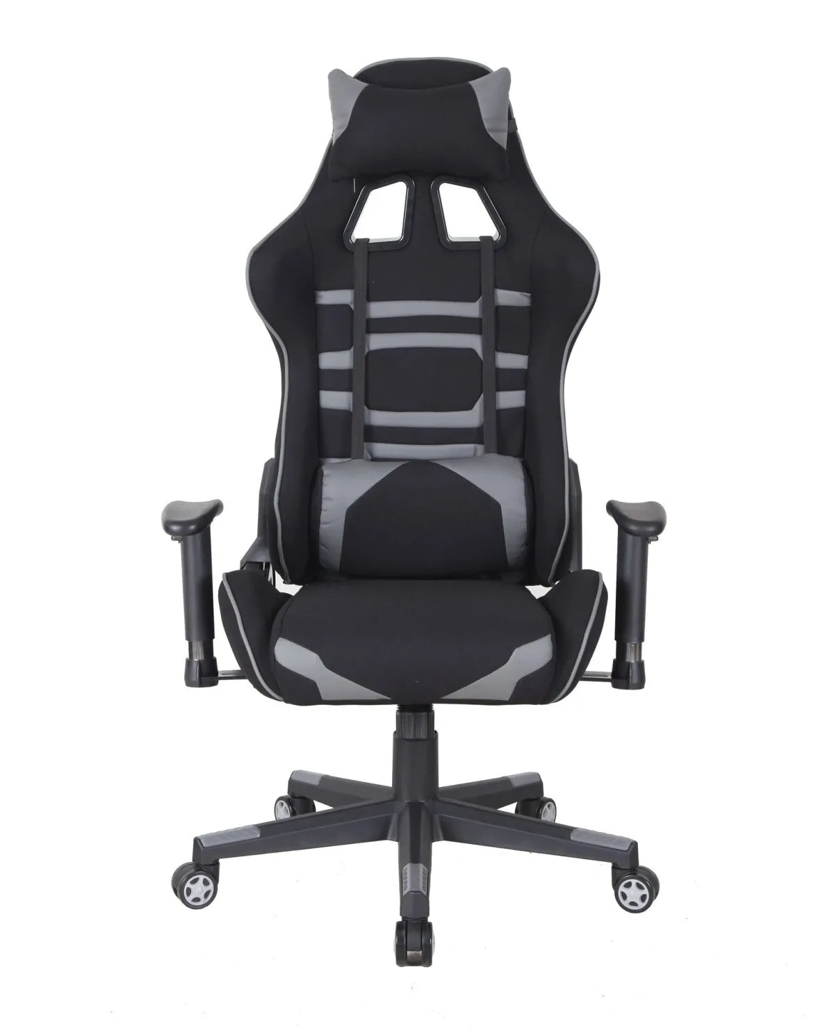 Gaming Desk & Chair Set, Grey/Black