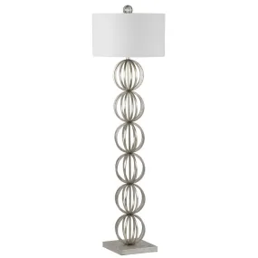 Maxim Floor Lamp - Silver Leaf