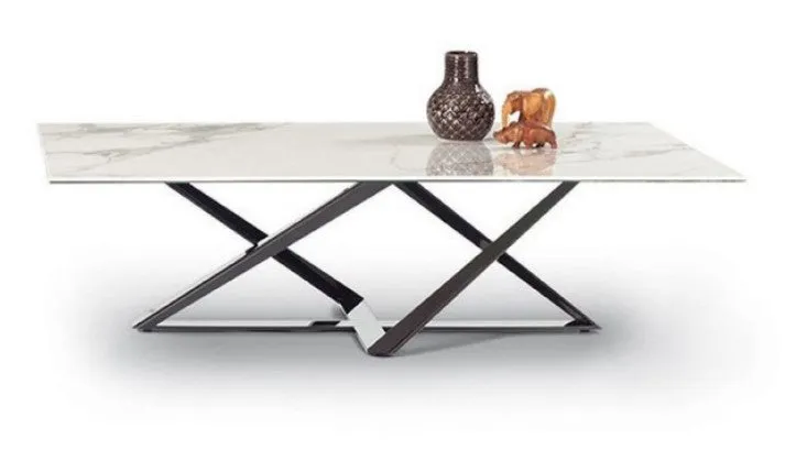 Millennium XXL Arabescatto dining table