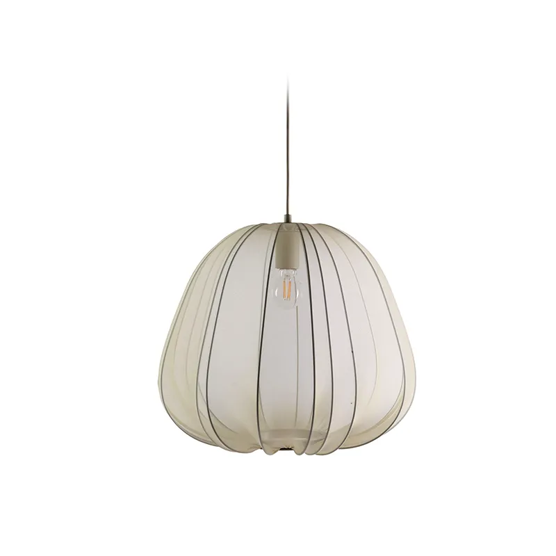 Modern Fabric Lantern Hanging Light