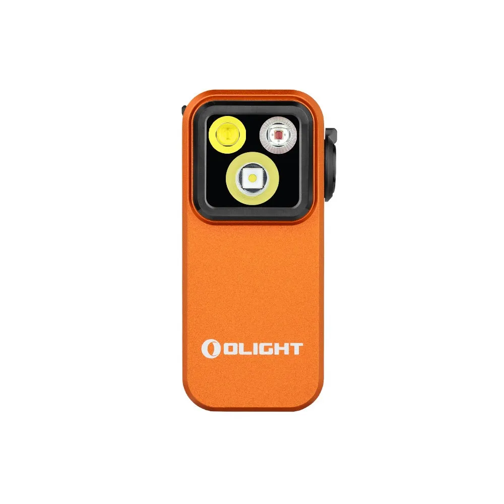 Olight Oclip Pro 500 Lumen Clip on Flashlight W/ Floodlight, Spotlight, and Red Light