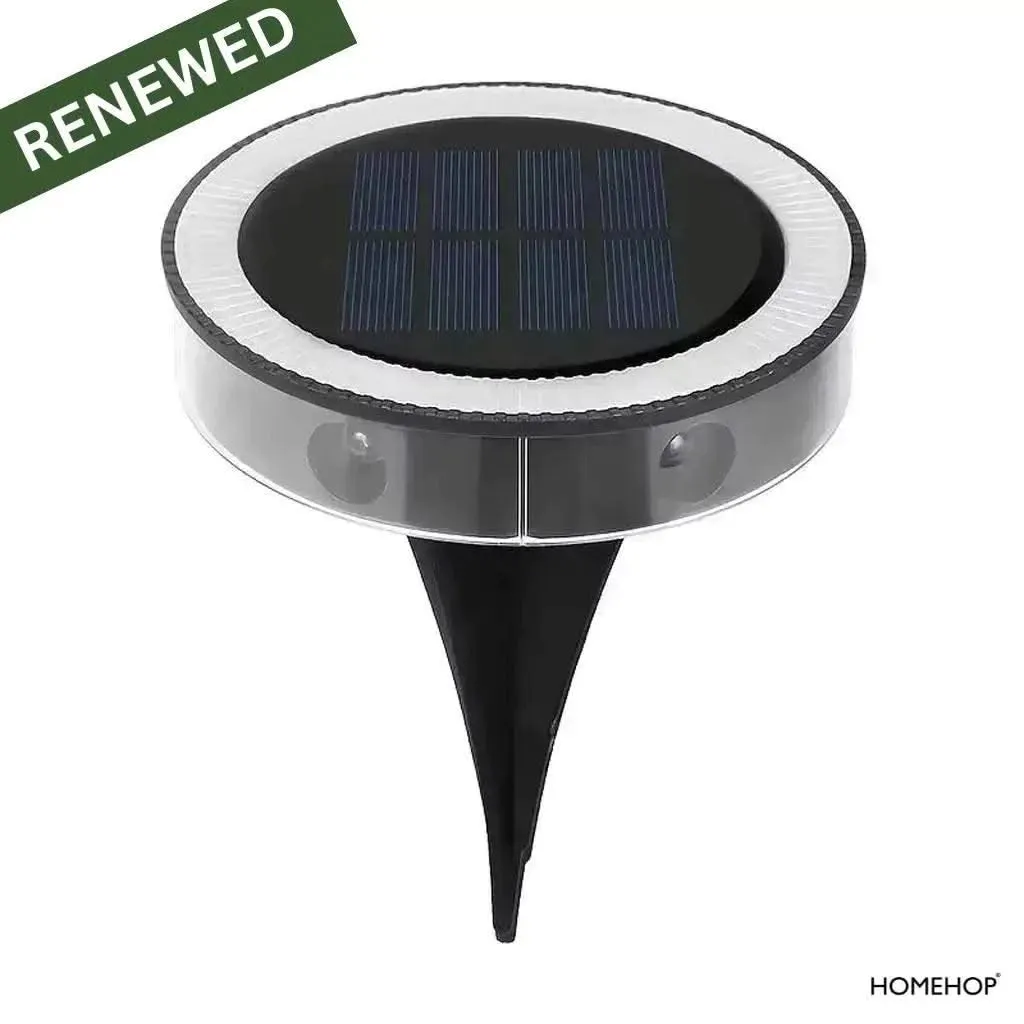 Solar exterior garden lights For Home, Backyard, Patio (Waterproof, Warm White)(Renewed)