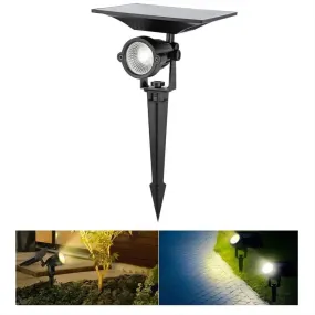 Solar Focus Light LED Decoration Lamp For Outdoor , Garden , Lawn , Patio ( 5W, Warm )