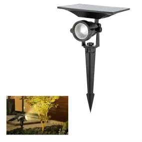 Solar Led Spot Lights For Garden Outdoor Home Landscape Decoration Light, Waterproof ( 10W, Warm )