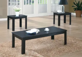 Table Set - 3Pcs Set / Black