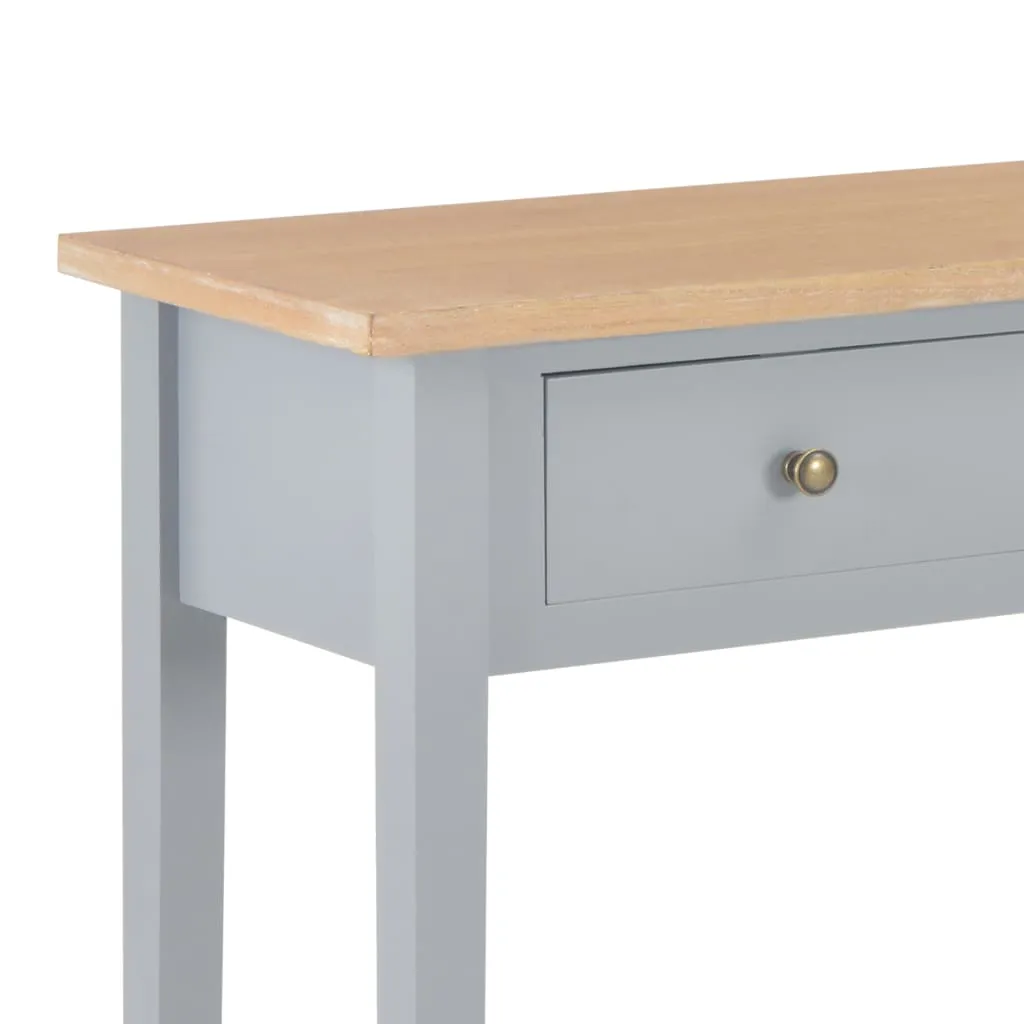 vidaXL Dressing Console Table Grey 79x30x74 cm Wood