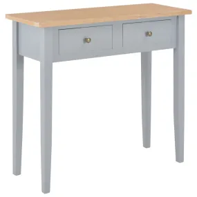 vidaXL Dressing Console Table Grey 79x30x74 cm Wood