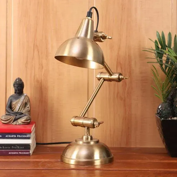 Wooden Twist Poulsen Pharmacy Triple Adjustable Study Lamp